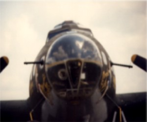 B-17F, nose shot